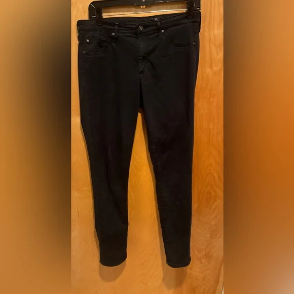 AG MID RISE SKINNY JEANS - BLACK - 👖VERY SOFT - Picture 7 of 13